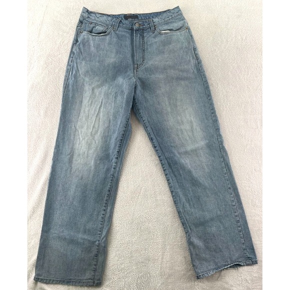 Sean John Jeans Mens Size 34x34 Medium Wash Garvey Loose Fit Baggy Skater 90s - Picture 1 of 16